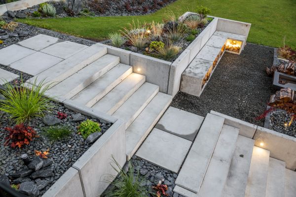Concrete Landscaping in Plymouth