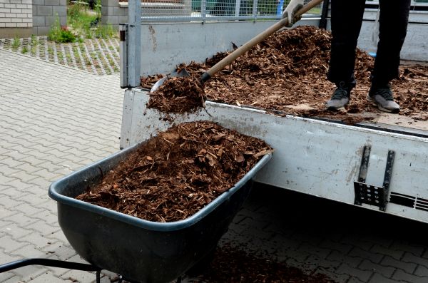Playground Mulch Delivery in Plymouth