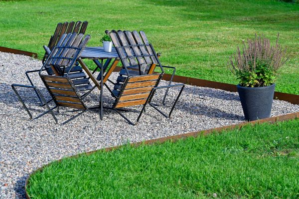 Metal Edging Installation in Plymouth